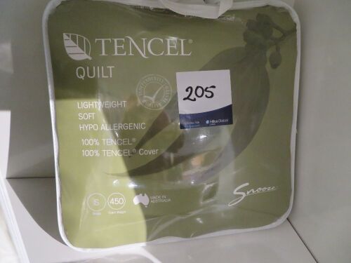 Snooze 450 gram Single Tencel Quilt