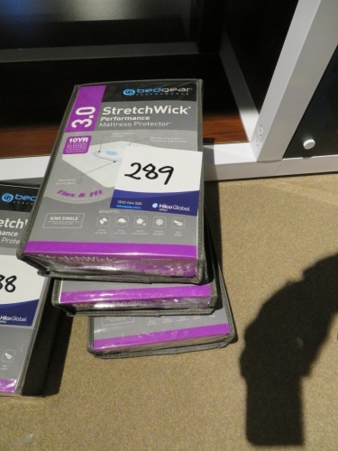 3 x Bedgear King Single Stretchwick Mattress Protectors 3.0