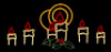6 Candles With Holly (XM6-2310) 332cm x 150cm