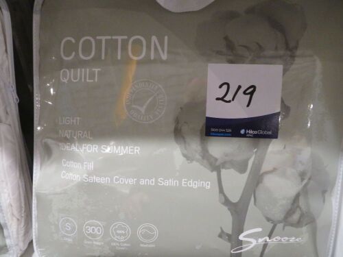 Snooze 300 gram Single Cotton Quilt