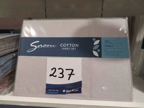 8 x Single Snooze assorted Sheet Sets