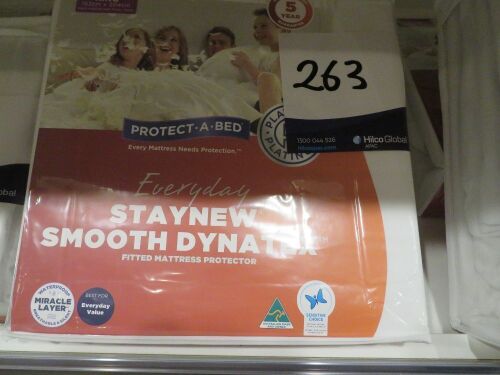 2 x King Protect-A-Bed Everyday Staynew Smooth Dynatex Mattress Protectors