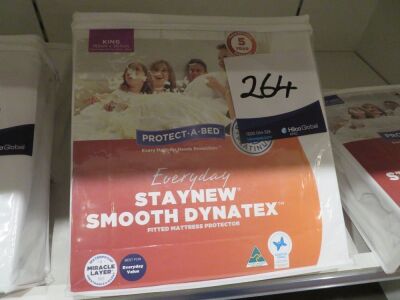 2 x King Protect-A-Bed Everyday Staynew Smooth Dynatex Mattress Protectors