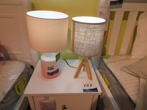 2 x Assorted Lamps