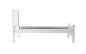 G&G Furniture Polo King Single Full Panel Bed Frame in White (4 Cartons) - 2
