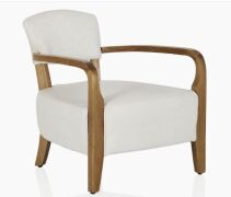 1 x Timothy Oulton Cabana Chair, weathered Oak Timber frame