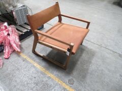 1 x Timothy Oulton Milano Chair, Oak Timber Frame - 2