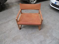 1 x Timothy Oulton Milano Chair, Oak Timber Frame - 4