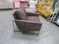 1 x Clement Retro Style Occasional Chair - 3