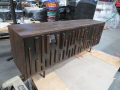 1 x Coco Republic Decorative Timber Sideboard - 2