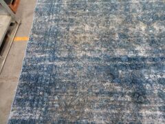 1 x Floor Rub, Blue patterned toning's, 3450 x 2630mm - 6