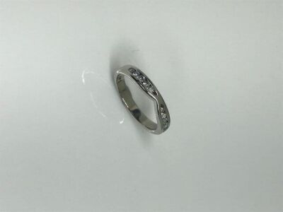 One Only Palladium White Metal Diamond Ring