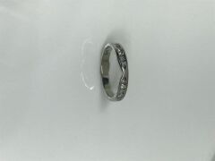 One Only Palladium White Metal Diamond Ring - 2
