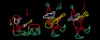 Elves Playing Music (XM7-3808) W 144cm x H 73.5cm. Music Notes have moving effect.