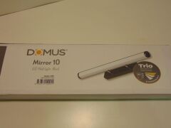 DOMUS 'Mirror 10' LED Wall Light - Black. 20Watt. 120 Degree Beam Angle