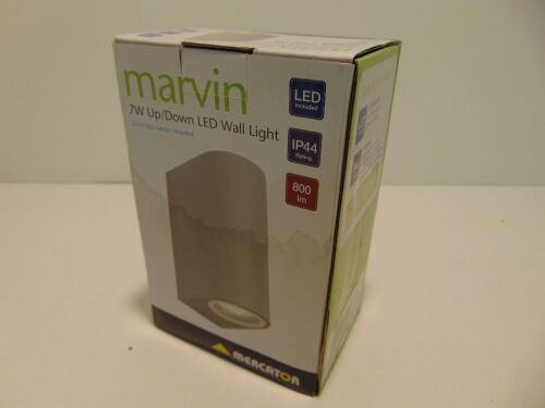 Mercator "Marvin" 7W Up/Down LED Wall Light - Graphite