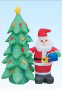 Santa Climbing Rope Light Ladder (XM8-5014) Santa is 160cm