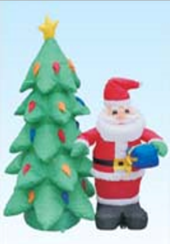 Inflatable Santa & Xmas Tree (XM8-5403) 60"