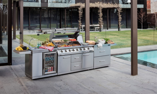 Gasmate Professional 6 Burner Outdoor BBQ Kitchen *Reserve Met*