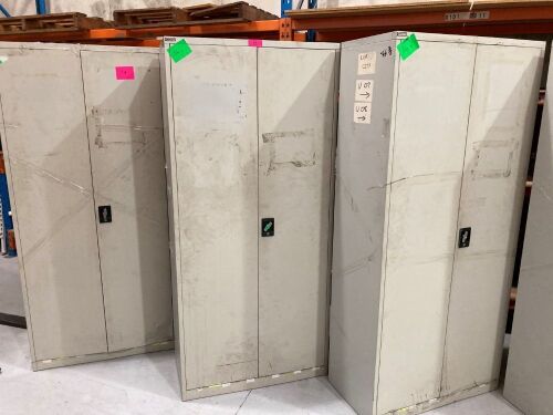 Quantity of 5 x Metal Cabinets