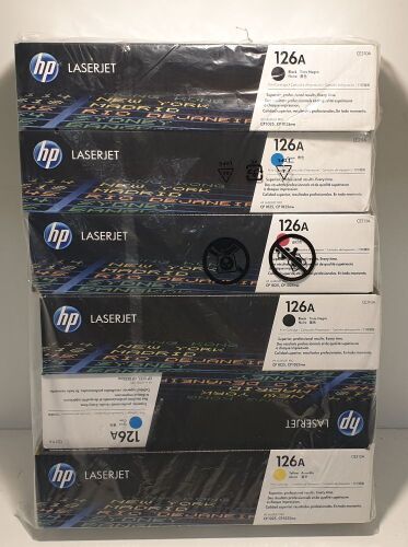 HP 126A LaserJet Pro Toner Cartridge - 6 Pack
