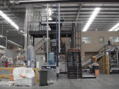 AUTOMATIC FORM, FILL, SEAL, BAGGING & PALLETISING MACHINE UP TO 25KG BAGS. BUILT: 2008. Manufactured by BTH (Now called Premiere Tech Chronos) - 33