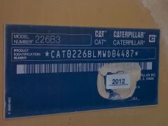 2012 Caterpillar 226B3 Skid Steer Loader *RESERVE MET* - 29