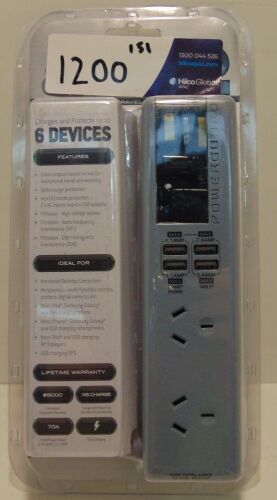 POWERGUARD 'Charge All 2' Computer Surge Protector - Grey - PGJW2006U