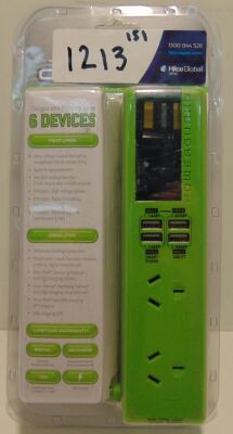 POWERGUARD 'Charge All 2' Computer Surge Protector - Green - PGJW2006U