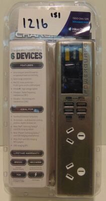 POWERGUARD 'Charge All 2' Computer Surge Protector - Silver - PGJW2006U