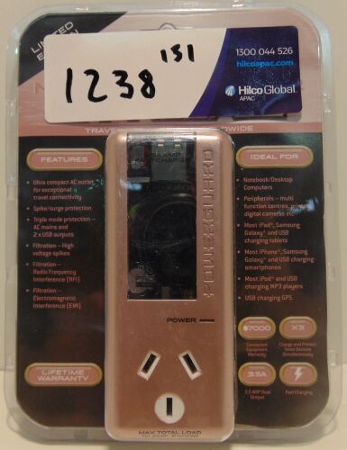 POWERGUARD 'Charge All' Notebook Protector - Rose Gold - PGEJ3501RG