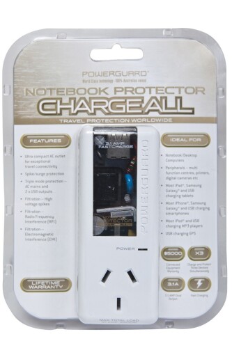 POWERGUARD 'Charge All' Notebook Protector - White - PGEJ3501W