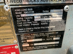 2007 Ivecco/King Long 6126AU Coach (Location: VIC) - 12