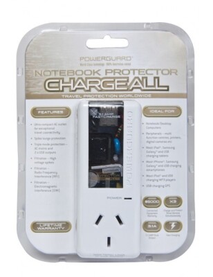 POWERGUARD 'Charge All' Notebook Protector - White - PGEJ3501W