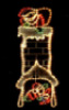 Santa In Chimney (XM8-1001) 125cm x 40cm