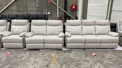 HAILEBURY 3 Seater Recliner + 2 Seater and Single Recliners