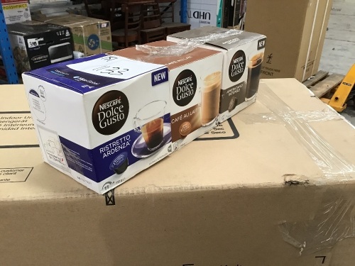 3 x Boxes of Nescafe Dolce Gusto Pods - Ristretto Ardenza, Cafe Au Lait, Americano Intenso