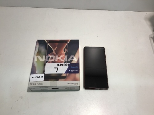 Nokia 7 Plus (64GB, Black/Copper) - TA-1055 SS 4/64