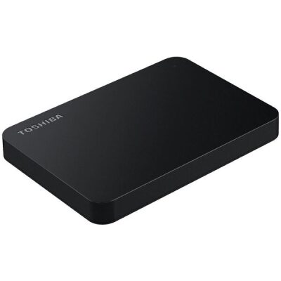 Toshiba 1TB Canvio Basics Portable Hard Drive Black - DTB410
