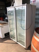 Quirks Drink Fridge, 2 Door Glass, Mobile, Skope Industries, Model: SK1000XLC - 2