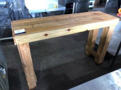 Timber Bench, 1430 x 430 x 930mm H