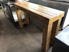 Timber Bench, 1430 x 430 x 930mm H - 2