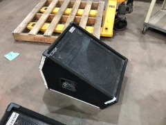 2 x CSX Wedge Speaker Boxes powered by Celestion Timber Case - 2