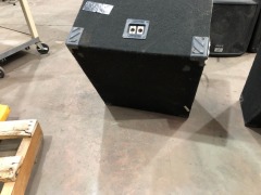 2 x CSX Wedge Speaker Boxes powered by Celestion Timber Case - 11