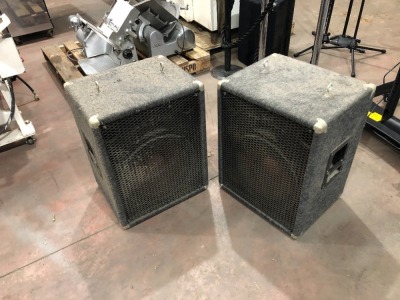2 x Commercial Speaker Boxes