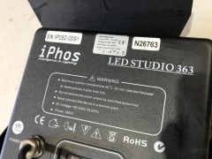 2 x IPHOS LED Studio 363 Lights, 240 volt - 4