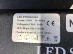 2 x IPHOS LED Studio 363 Lights, 240 volt - 5