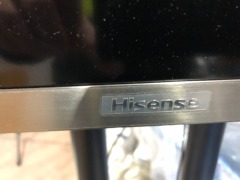 Hisense Television with Remote, on North Bayon Mobile Stand, Model: 50N6 - 2