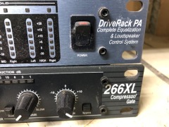 DBX Driverack PA Complete Equalization & Loudspeaker Control System & DBX 266XL Compressor Gate - 2