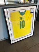 Pele' Framed & Signed Jersey, 840 x 40 x 1010mm H - 2